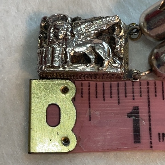 Vintage Italy torsade beaded necklace with Sphinx sterling clasp 30” - Picture 10 of 10